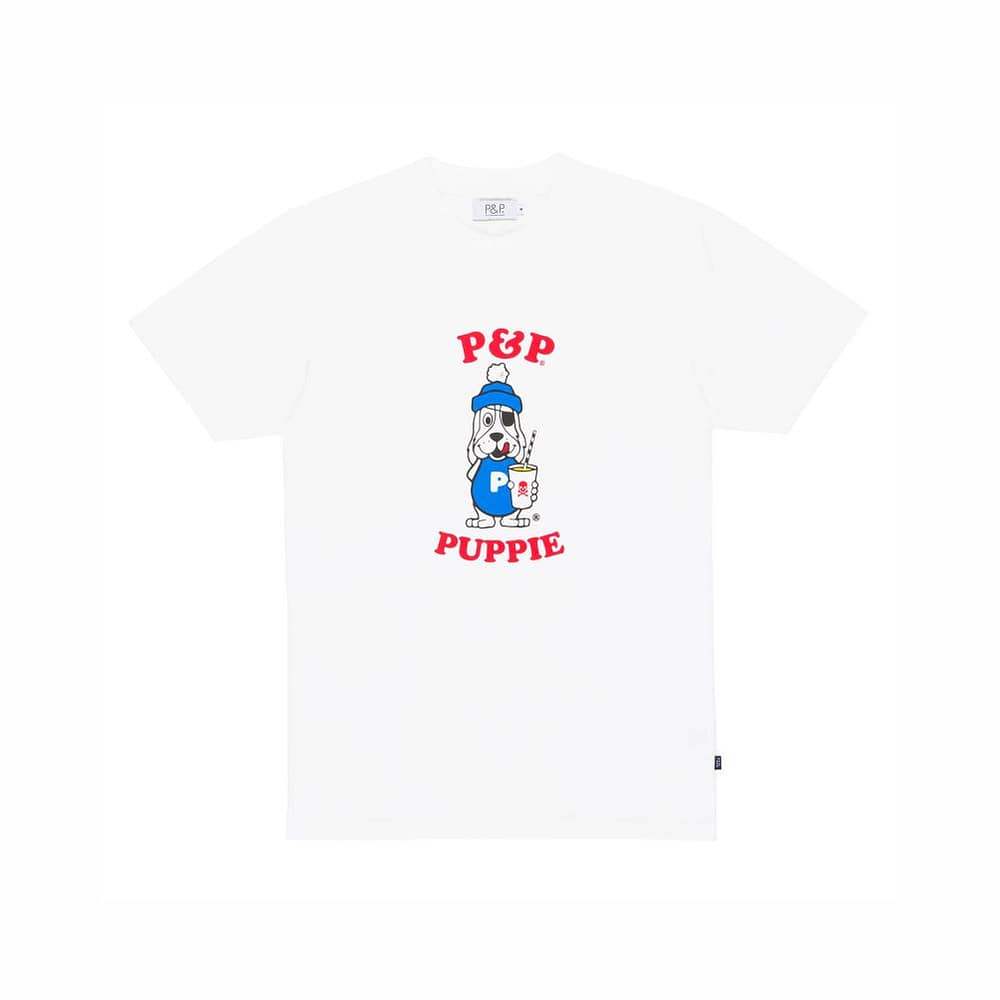 Organic White T-Shirt P&P Puppie