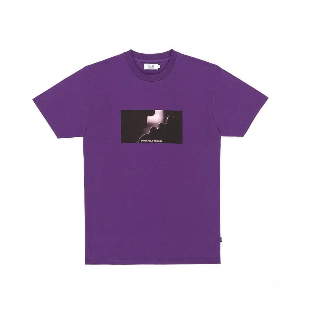 Organic Purple T-Shirt Kiss