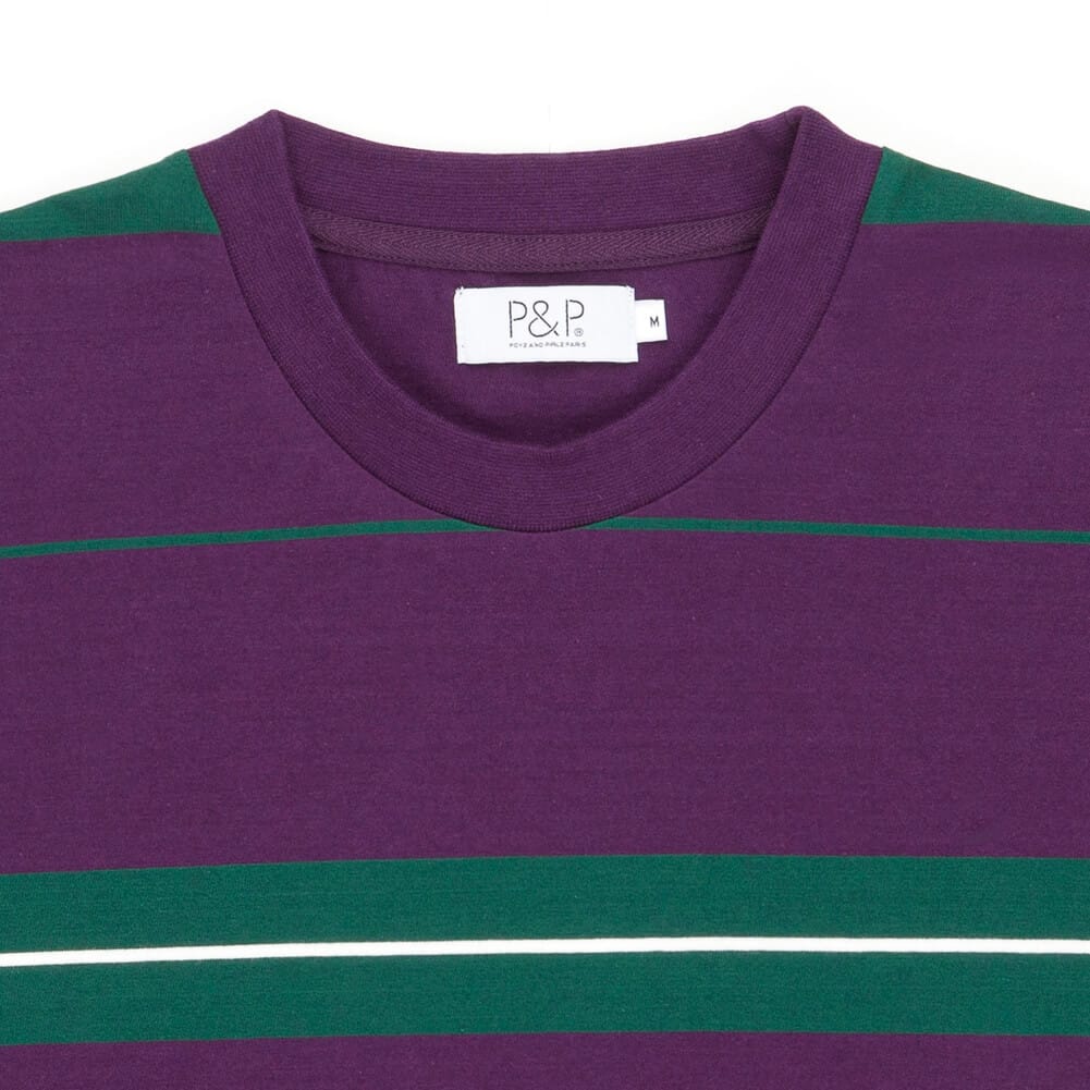 Striped T-Shirt Tricolor Detail