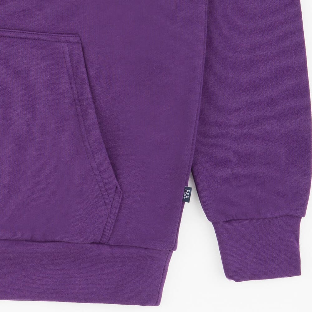 Hoodie Signature Purple Pocket Detail