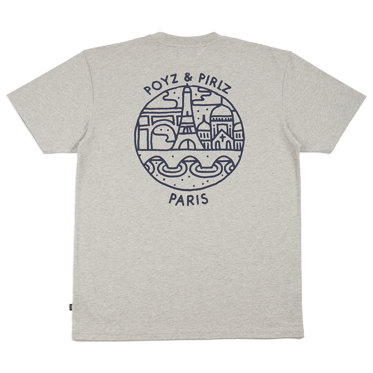 Organic T-Shirt Paris - Grey